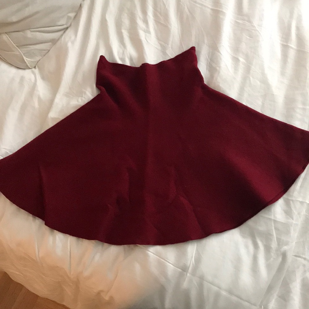 Zara knit high waisted mini skirt